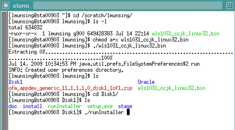 prompts for a JDK